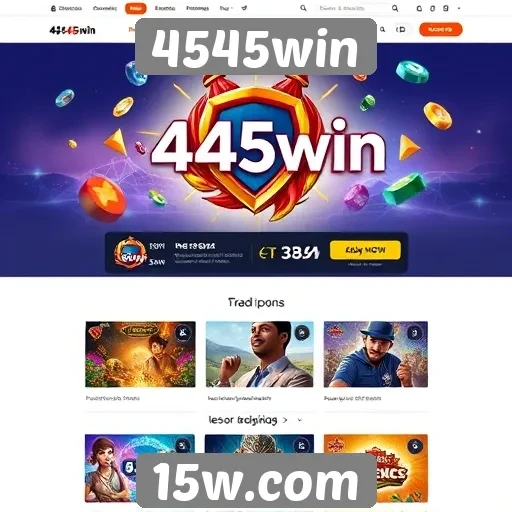 Avaliação do design do site 4545win